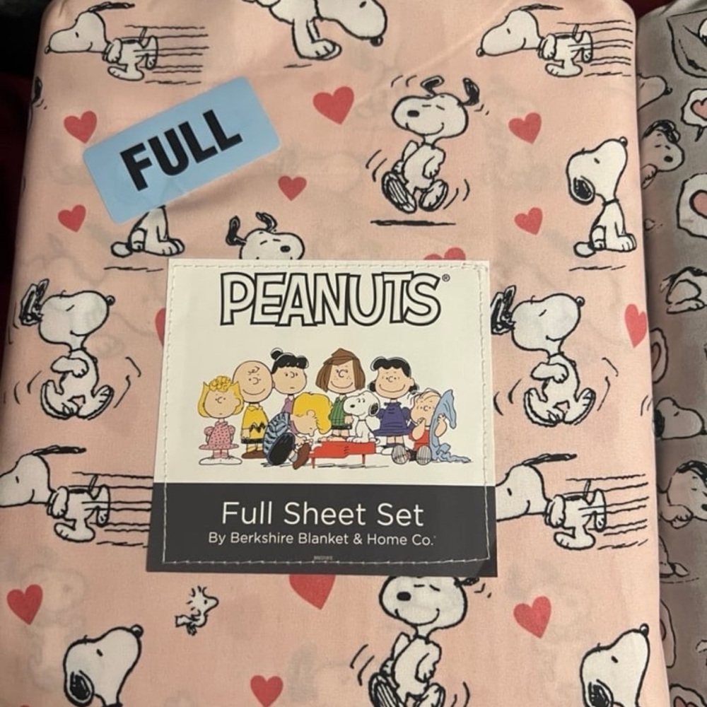 Peanuts valentines sheets